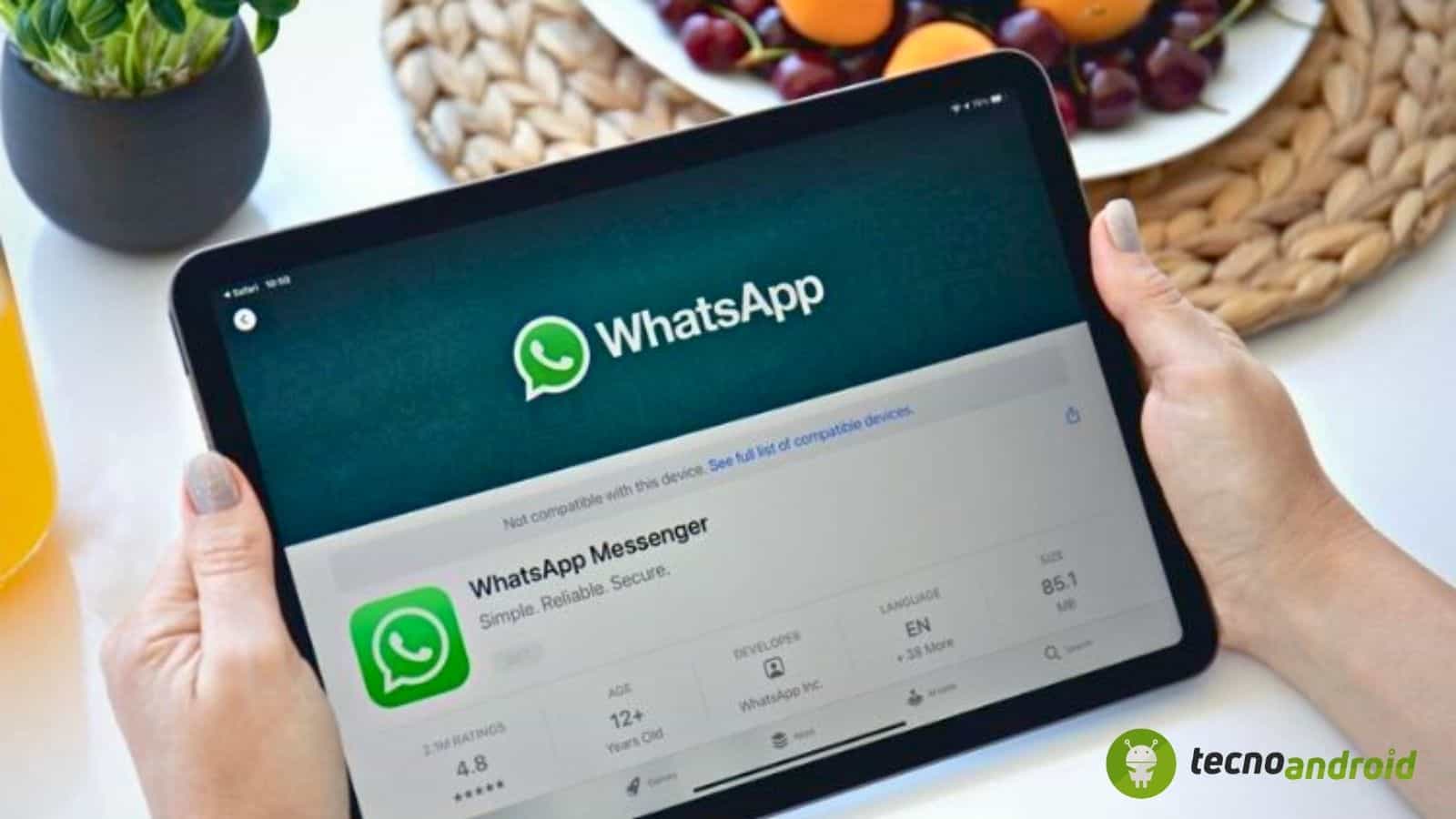 Whatsapp app per iPad