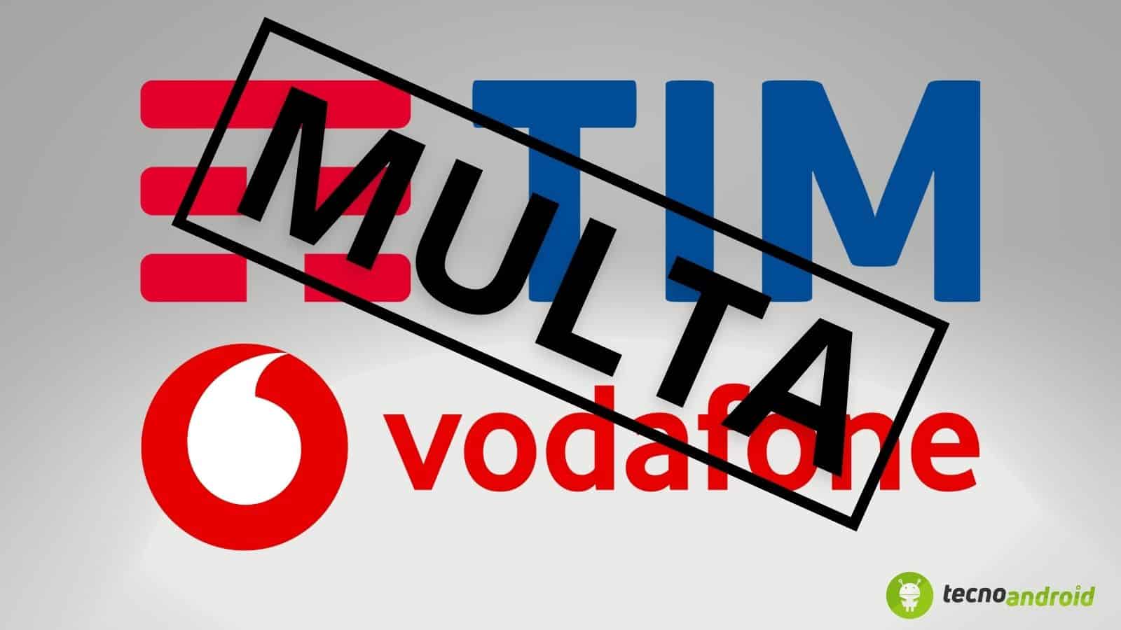 Multa Tim, Vodafone, fastweb e windtre