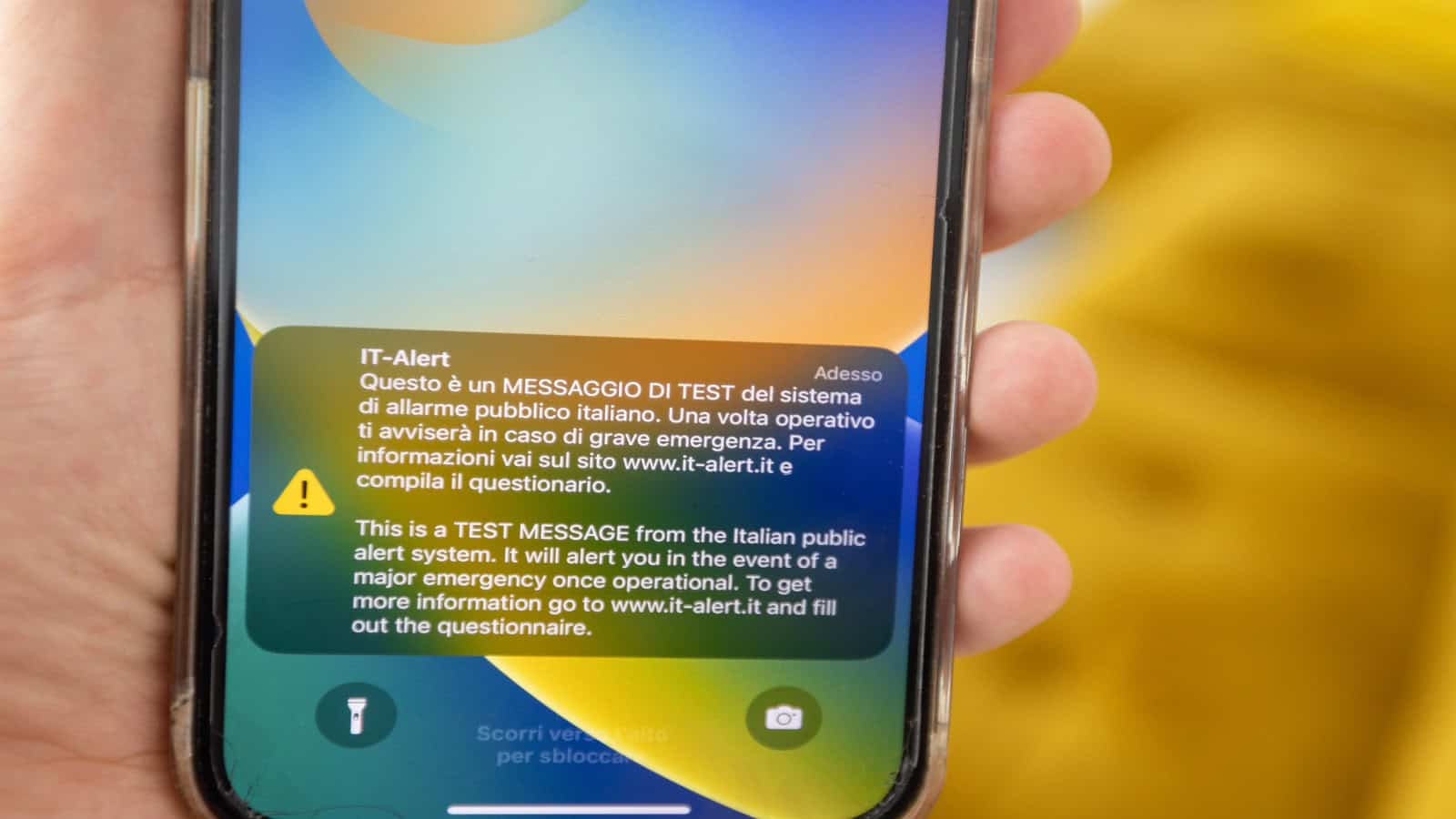 It alert è stato sfruttato come mezzo di truffa