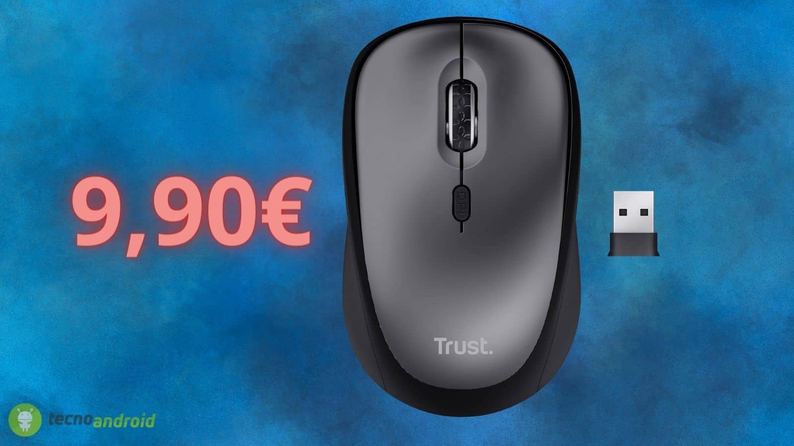 TRUST sottocosto su Amazon, il mouse wireless costa solo 9 euro