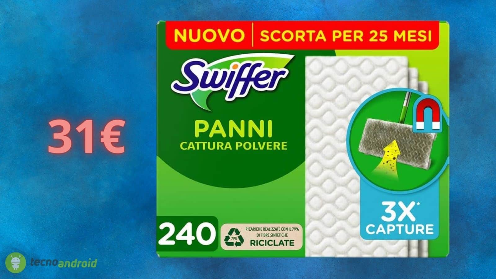 Swiffer: 240 panni catturapolvere a prezzo AMAZON assurdo