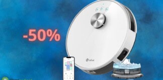 Robot Aspirapolvere a metà PREZZO: sconto del 50% su Amazon