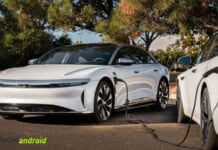 Lucid air auto capace di ricaricare le altre vetture elettriche