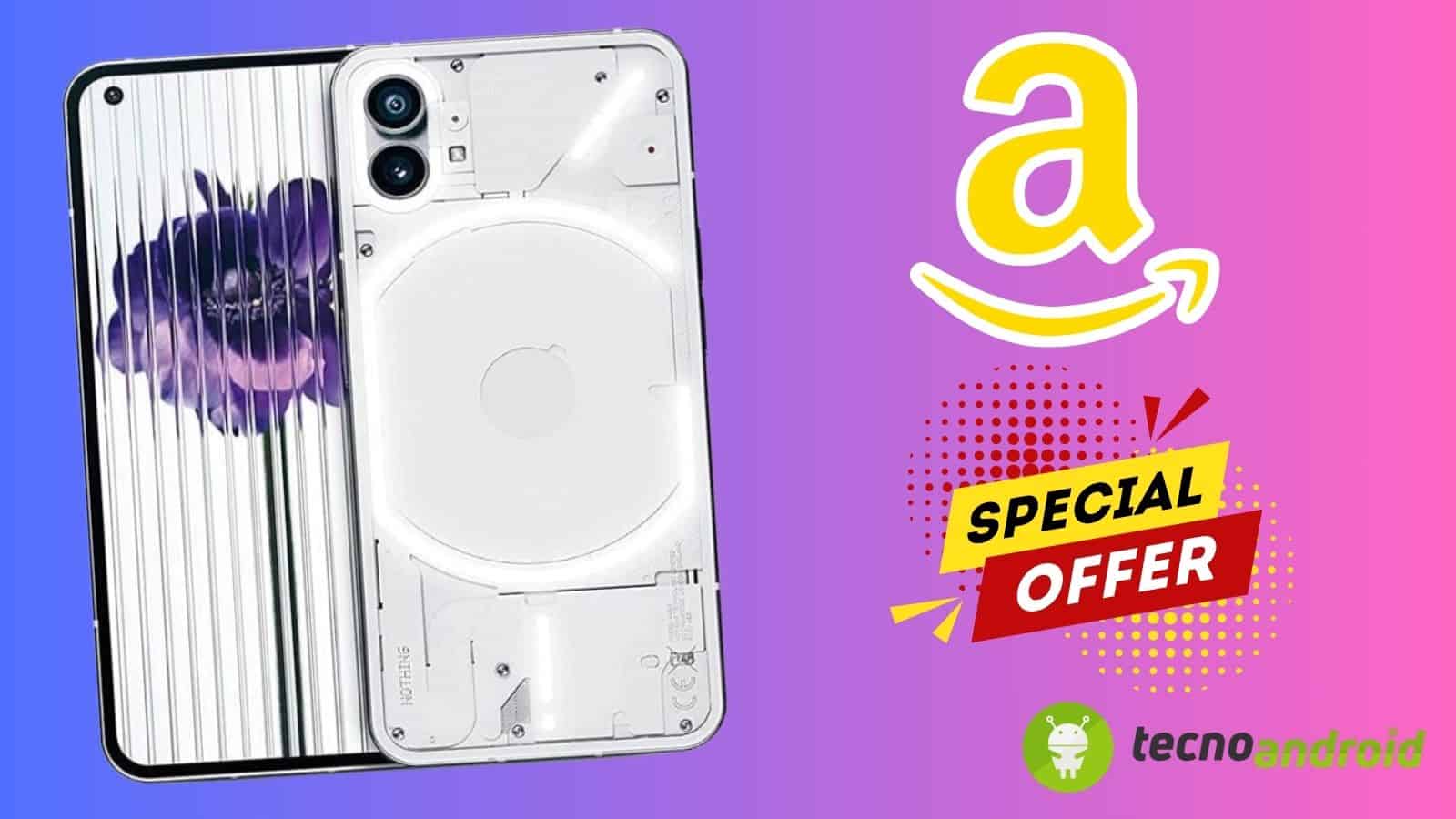 nothing phone bianco promo-offerta amazon smartphone