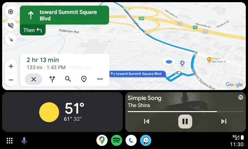 Google Maps Android Auto colori nuovi 