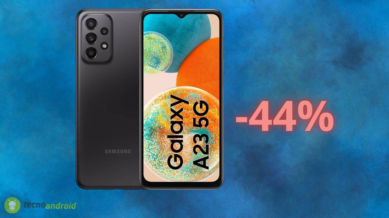 Follia AMAZON: quasi regala il Samsung Galaxy A23 5G (-44%)