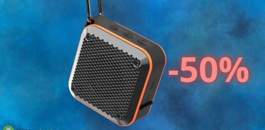 Altoparlante bluetooth scontato del 50% su Amazon: tuo a soli 15€