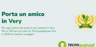 Prosegue “Porta un amico in Very”: per te fino 150€ in omaggio