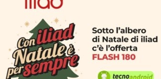 In arrivo la promo per Natale di Iliad “Flash 180”