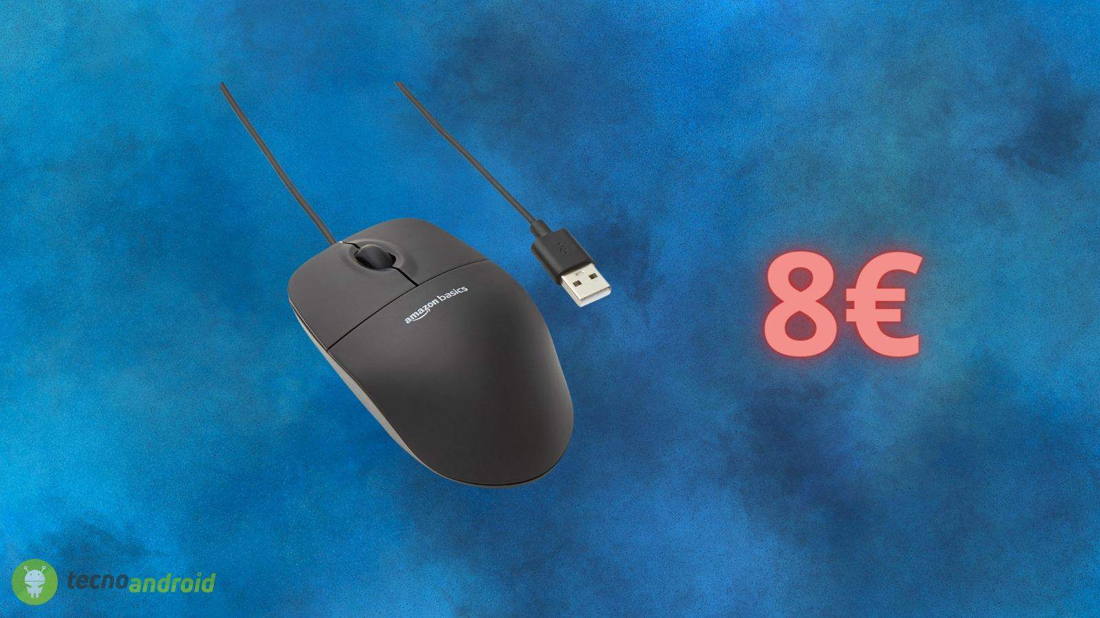 Mouse ottico a 8€: l'offertissima su AMAZON