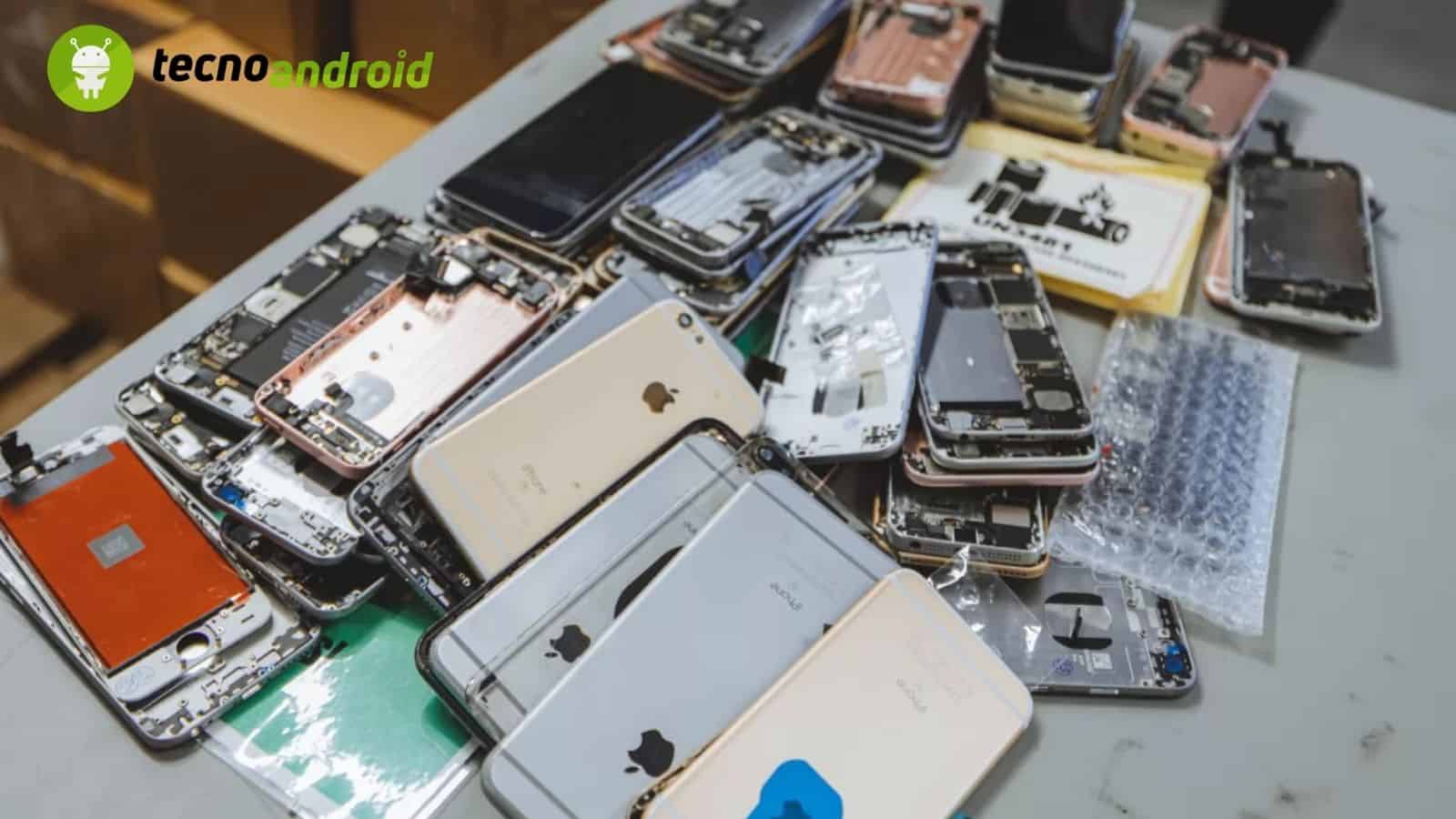 Dati terrificanti: ogni smartphone prodotto crea 80KG di CO2