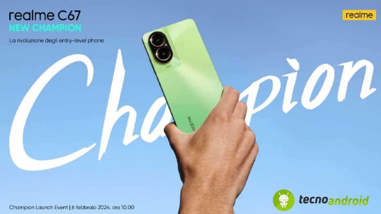 Realme C67: l'arrivo del nuovo modello con fotocamera potenziata