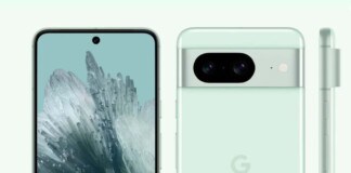 Buoni da Google Store con Pixel 8 verde menta