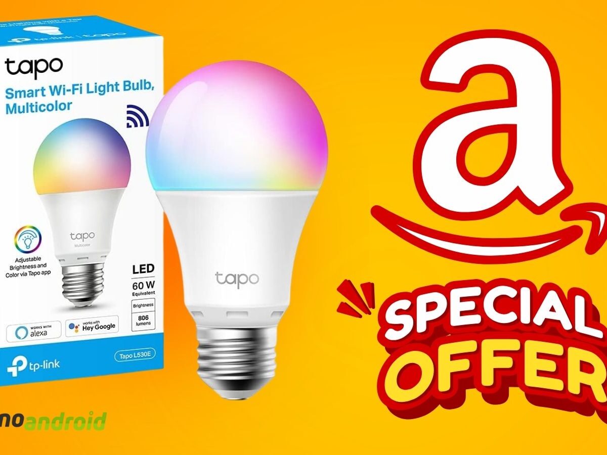 Lampadina LED e Wi-Fi multicolore: solo 9,99€ per questa Tapo