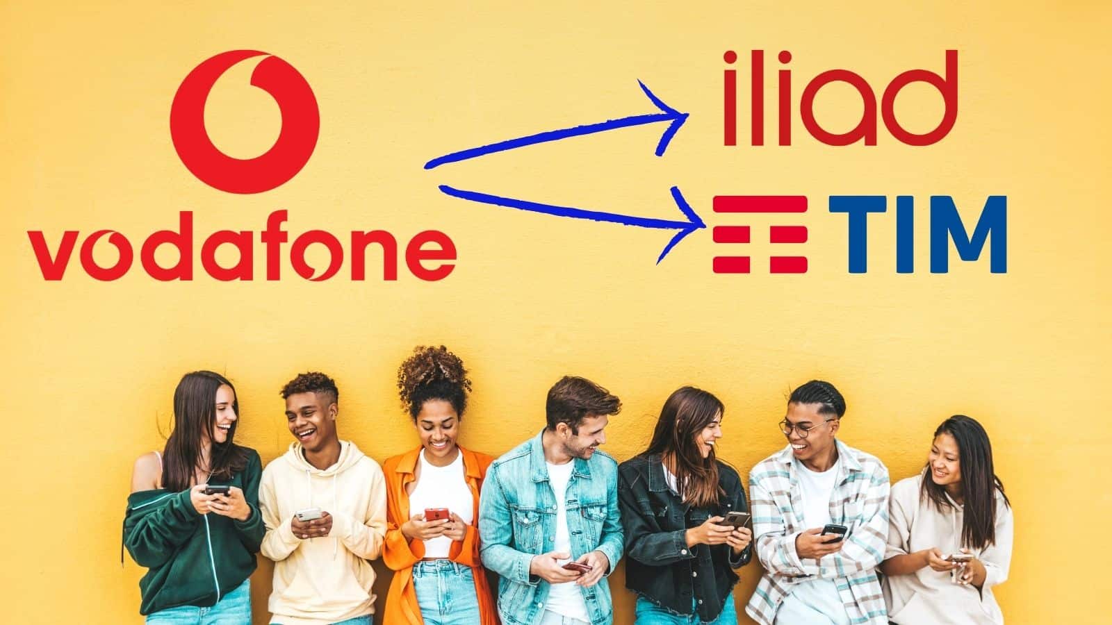 Vodafone valuta la fusione con Iliad o TIM: cosa accadrà?