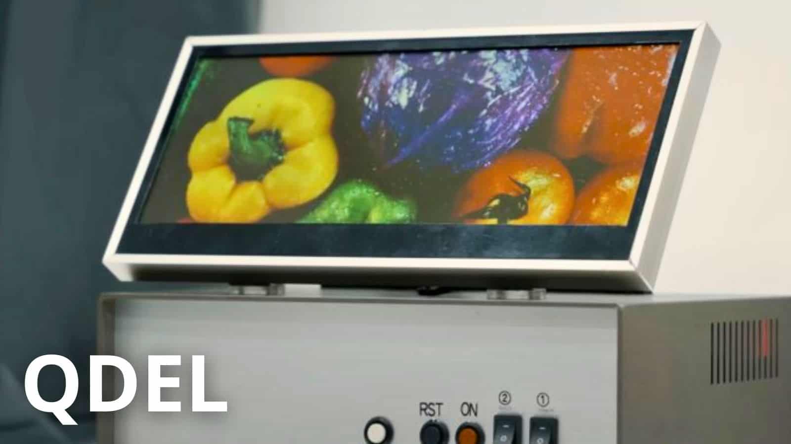 QDEL: una tecnologia ancora più avanzata dell'OLED per i display