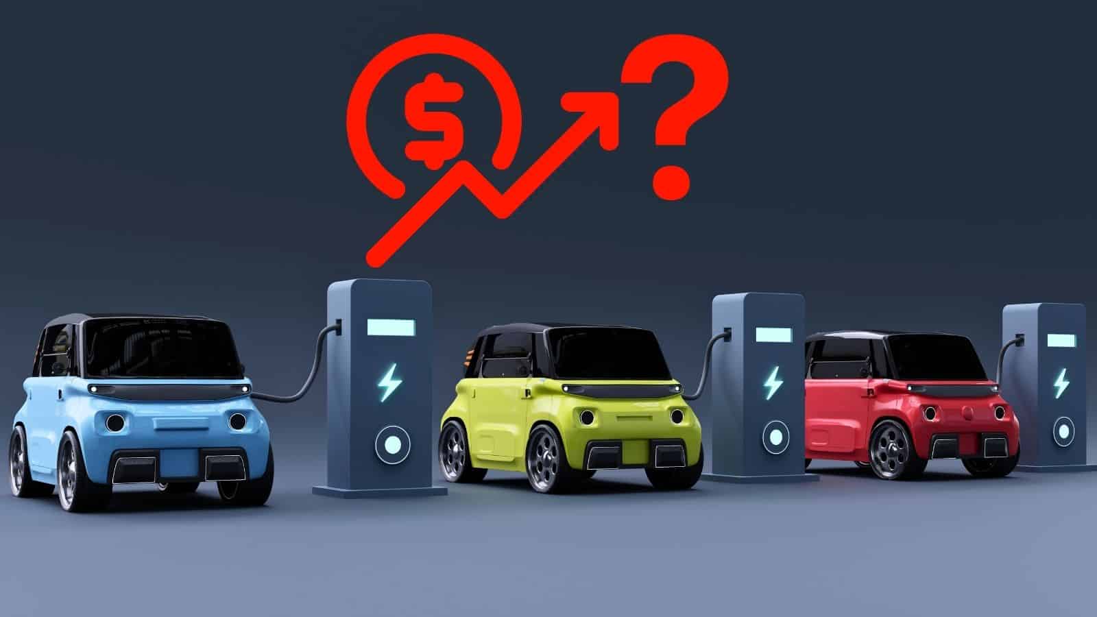 Ricariche delle auto elettriche: arrivano probabili aumenti dei costi