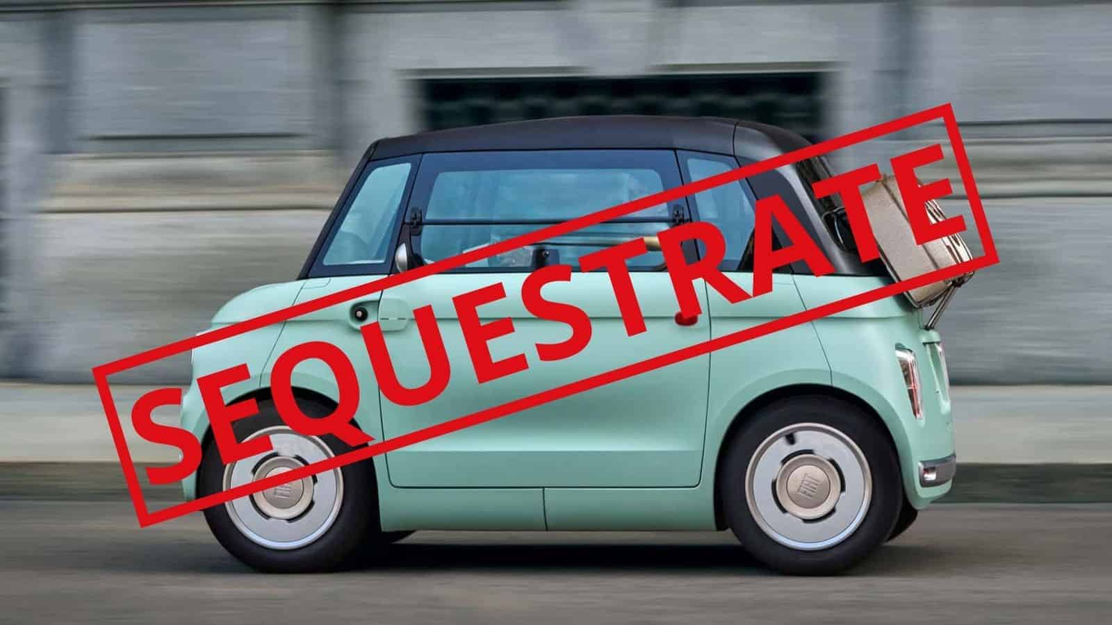 Sequestrate 134 Fiat Topolino: non sono state fabbricate in Italia