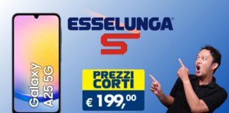 PROMOZIONE WOW Esselunga: Samsung Galaxy A25 a meno di 200€