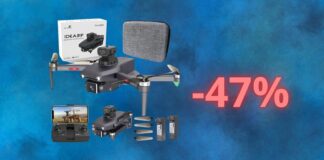 Drone con telecamera 4K in OFFERTA AMAZON: 47% di sconto