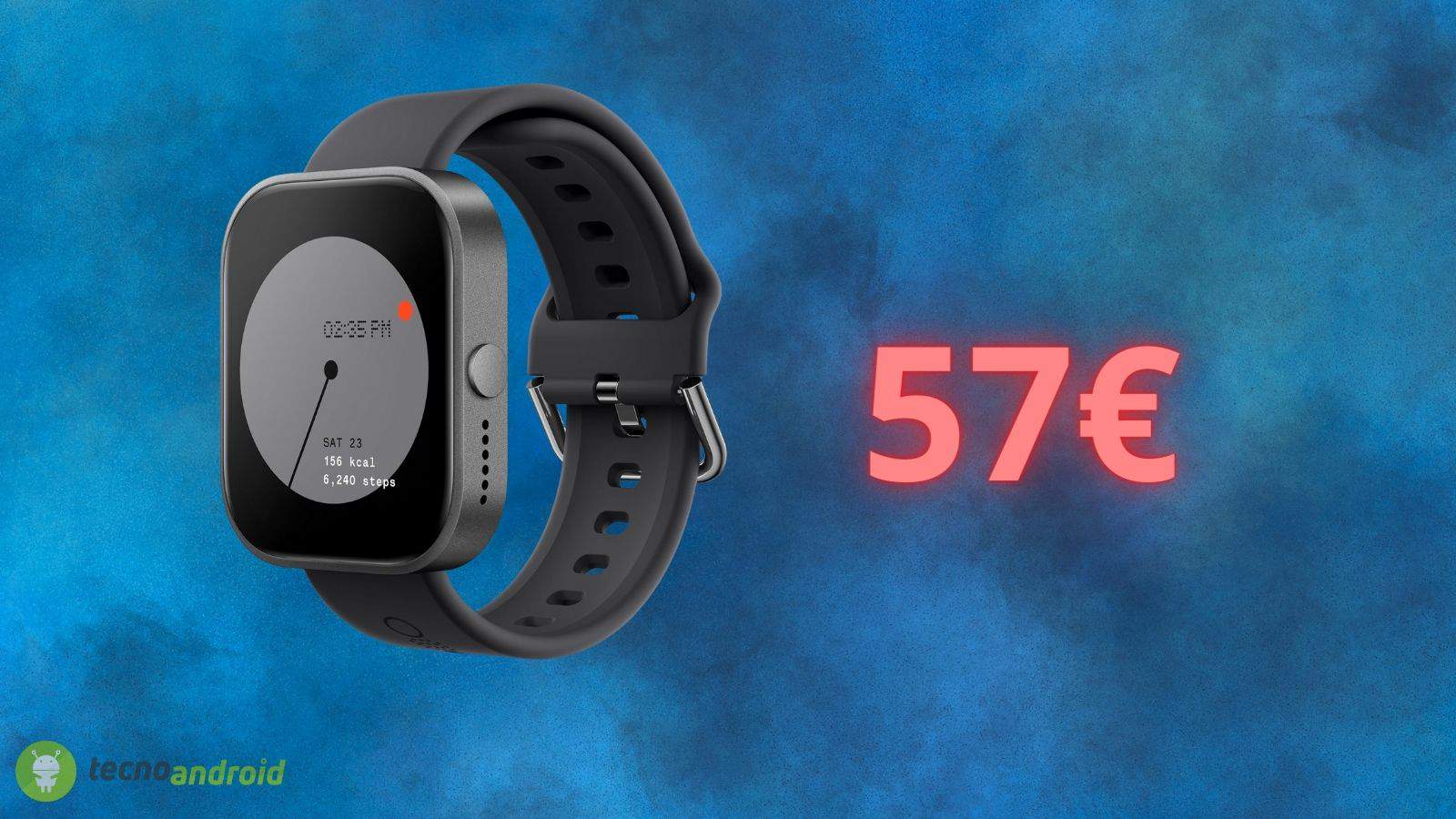 Smartwatch in offerta a 57 euro su Amazon: è UGUALE all'Apple Watch