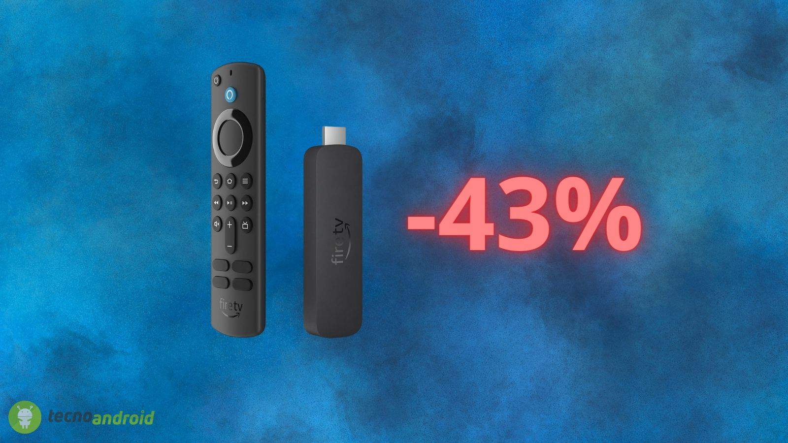 Amazon Fire TV Stick 4K: offerta FOLLE con sconto del 43% solo OGGI