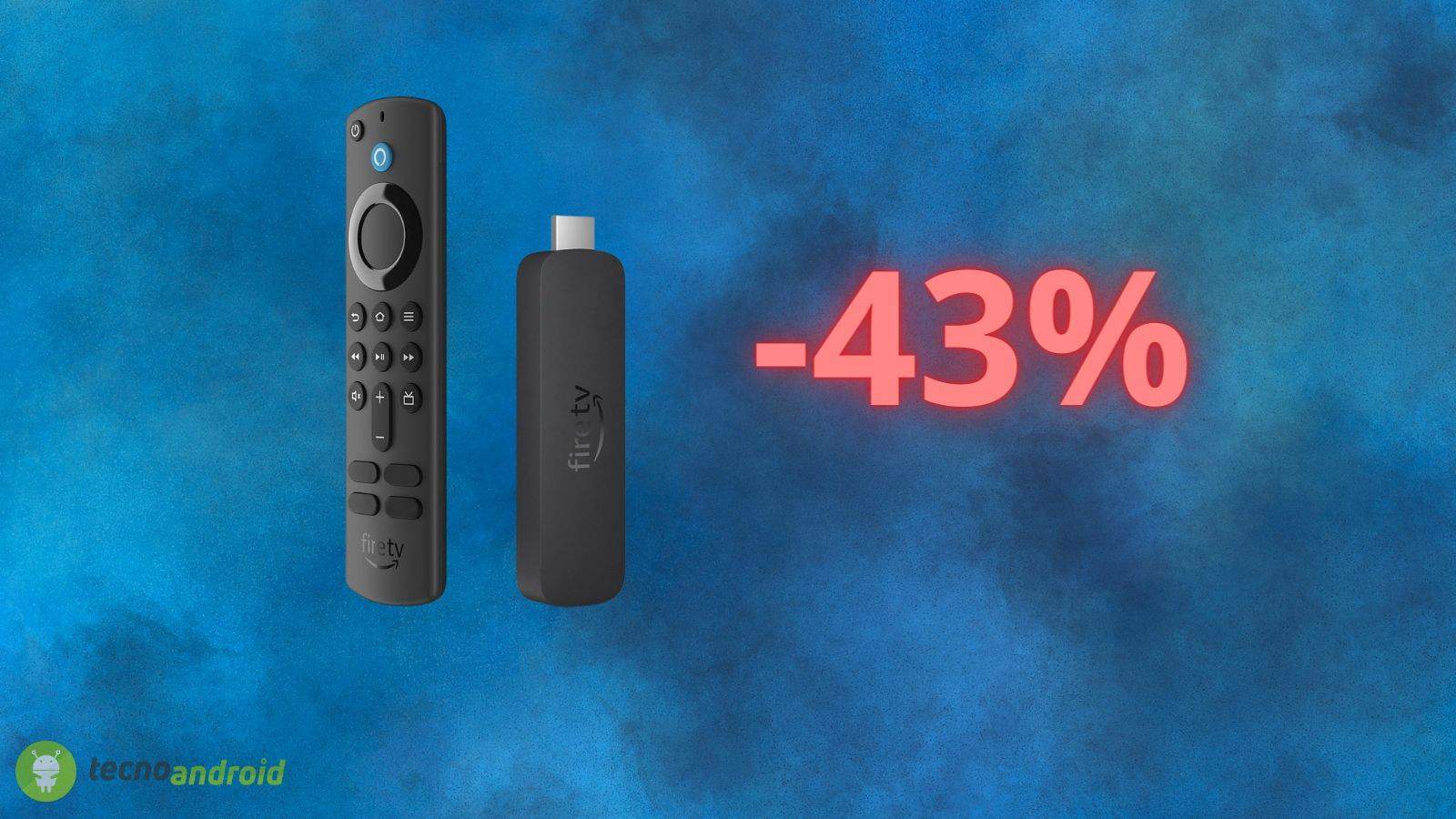 Amazon Fire TV Stick 4K scontato del 50%: prezzo FOLLE solo oggi