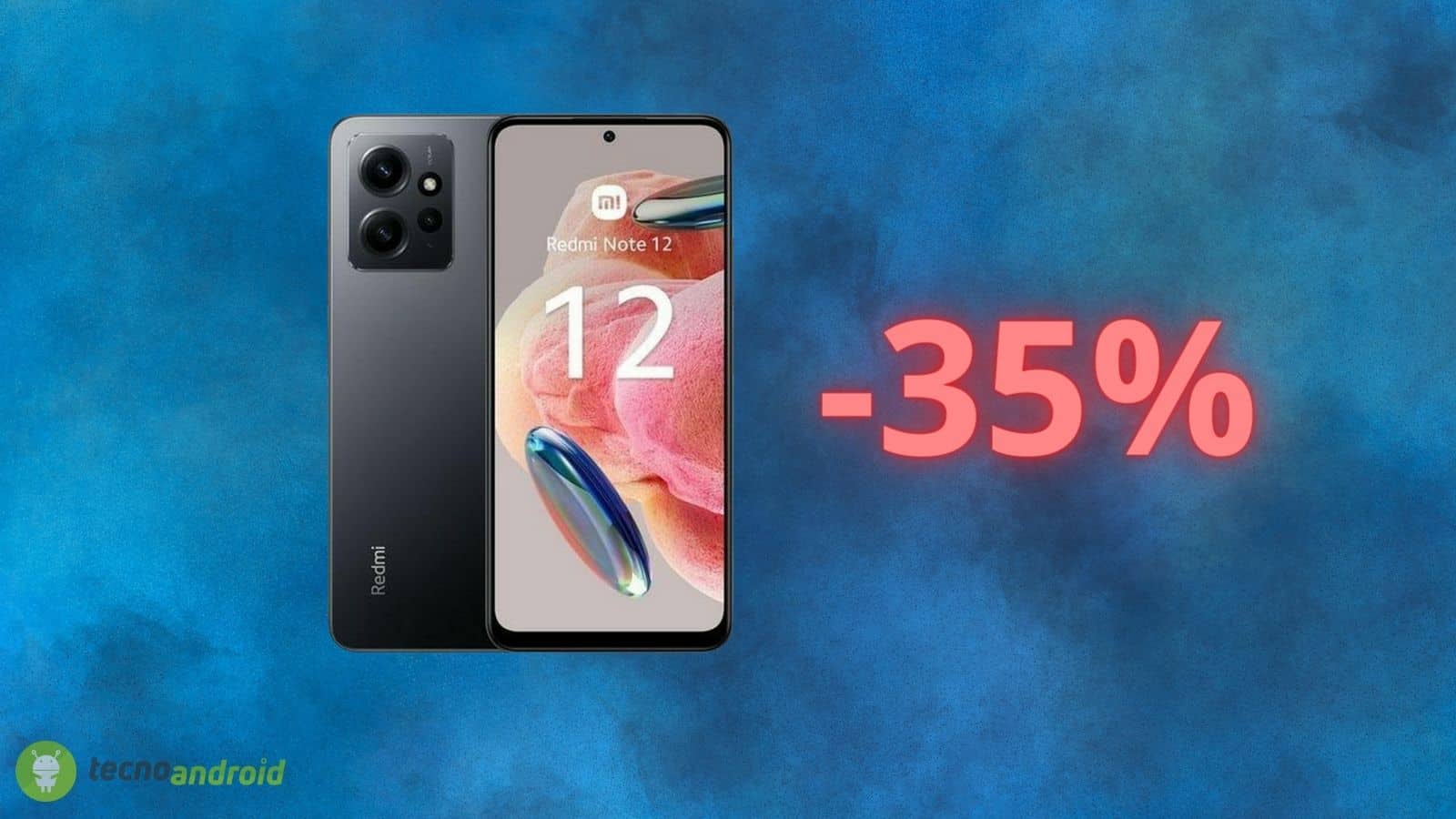 Xiaomi Redmi Note 12: offerta BOMBA su Amazon con sconto del 35%