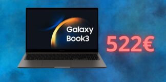 Samsung Galaxy Book3: sconto ATOMICO su Amazon, costa pochissimo