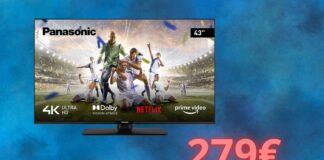 Smart TV 4K Panasonic a soli 279 euro su Amazon: un'offerta imperdibile