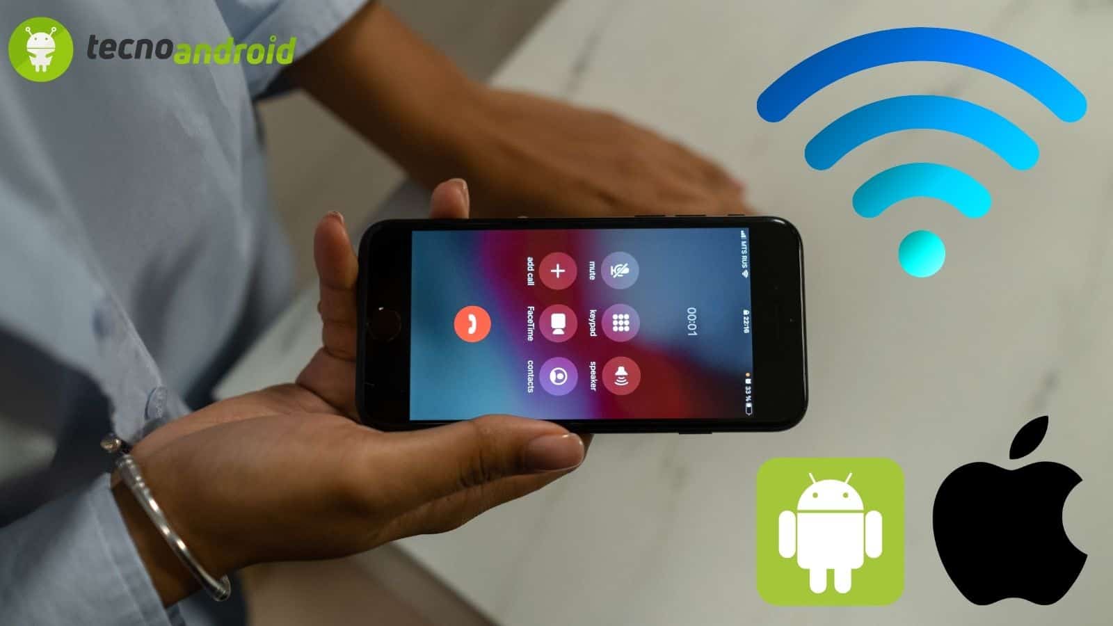 Wi-Fi: ecco come avvengono le chiamate su iOS e Android 
