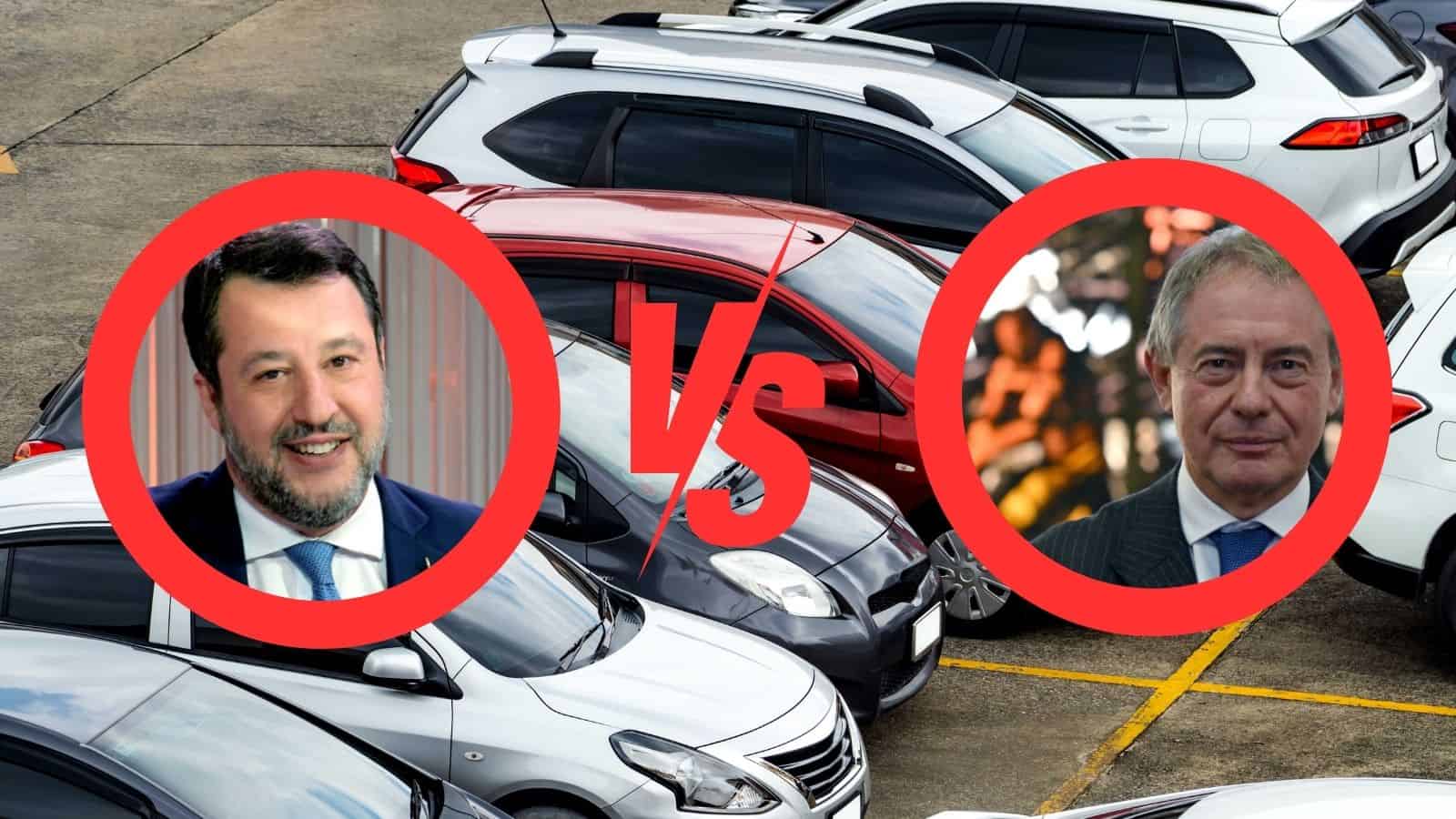 Salvini e Urso dibattono sugli incentivi auto 2024: chi li ha voluti? 