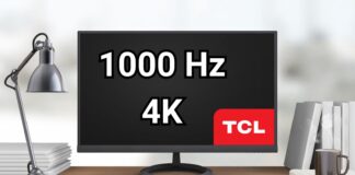 Monitor 4k a 1000Hz di TCL