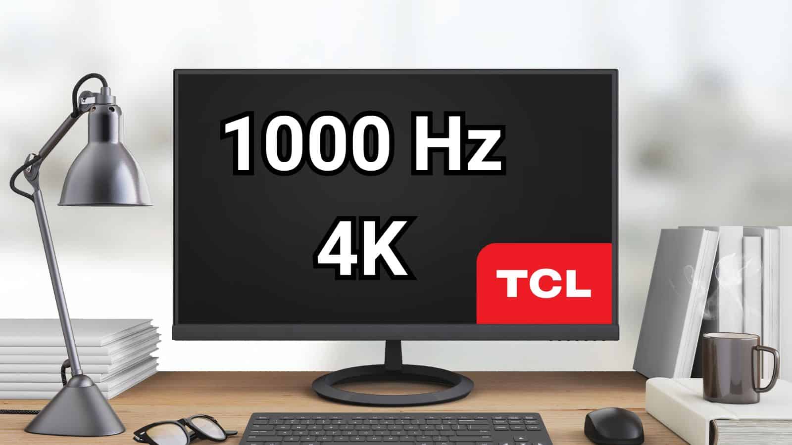 Monitor 4k a 1000Hz di TCL