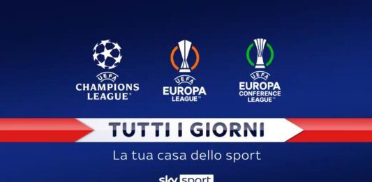 Sky: le squadre di calcio italiane in Europa solo per gli abbonati