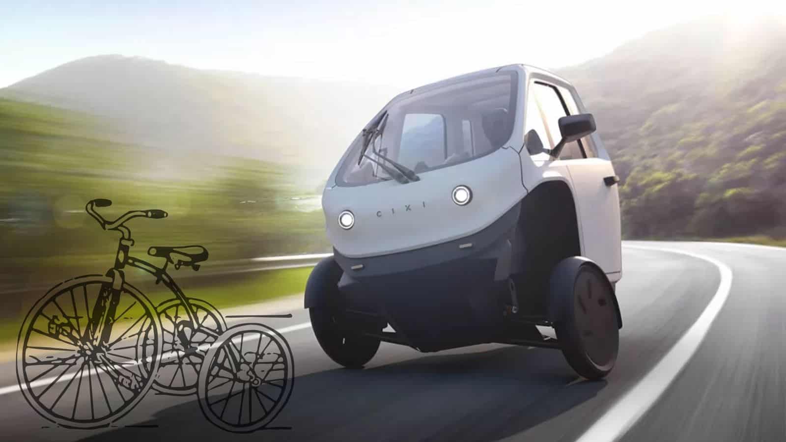 Cixi: il nuovo triciclo elettrico a pedali che viaggia anche in autostrada