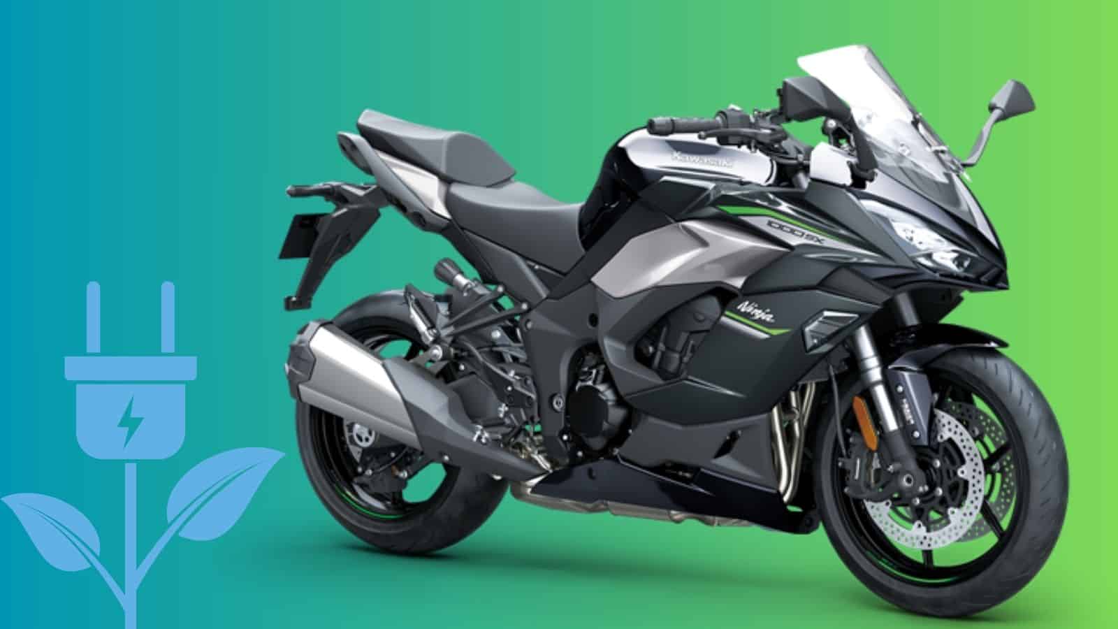 Kawasaki: arriva la prima moto ibrida con doppio motore