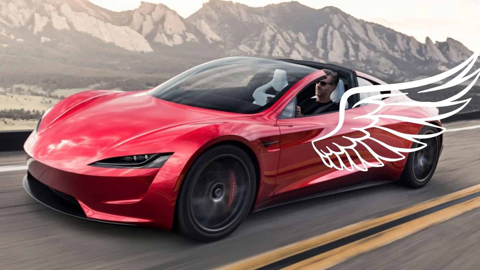 Nuova Tesla Roadster: sarà capace di addirittura di volare?
