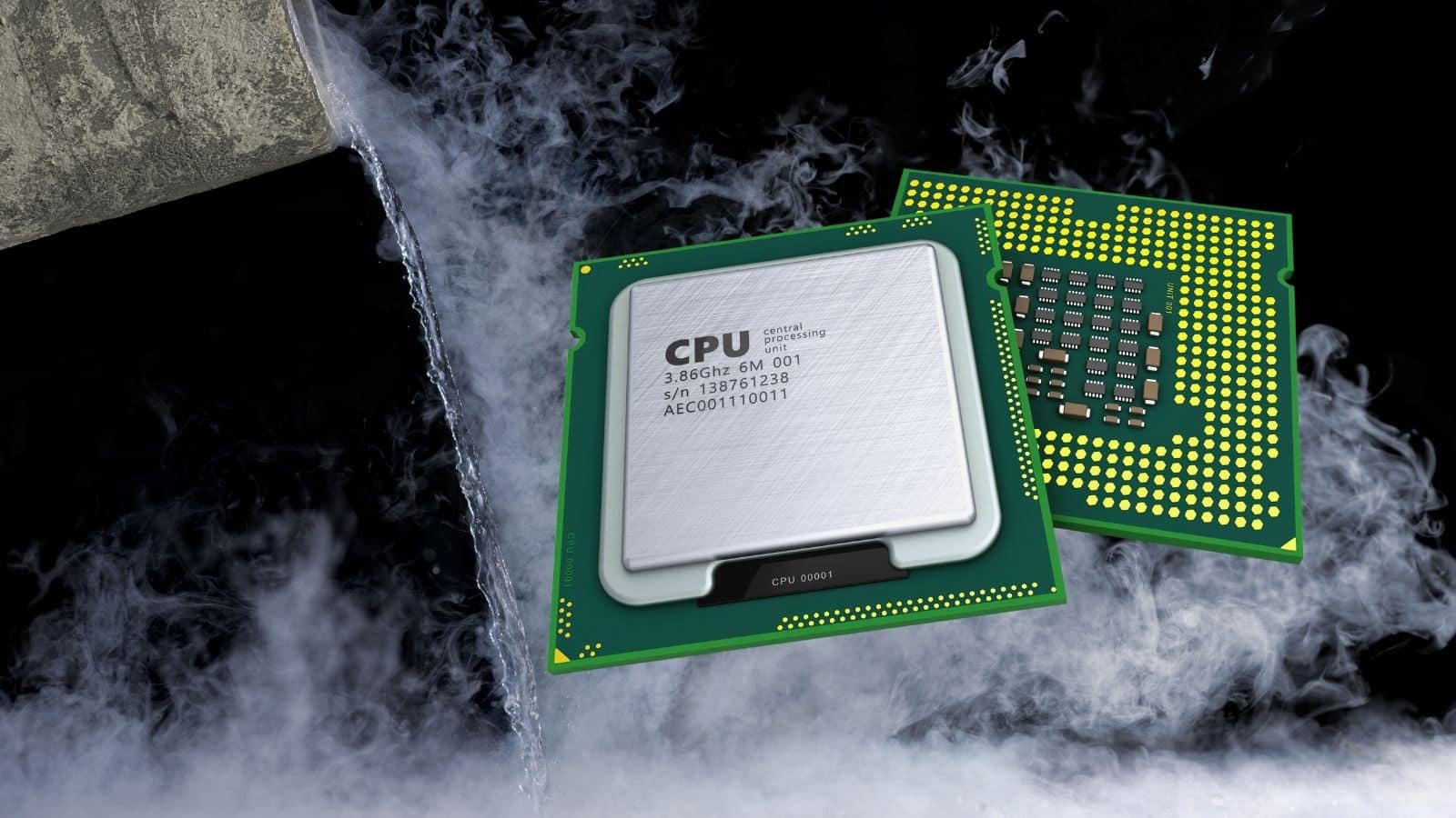 Azoto liquido raffredda le CPU con una velocità del 300% 