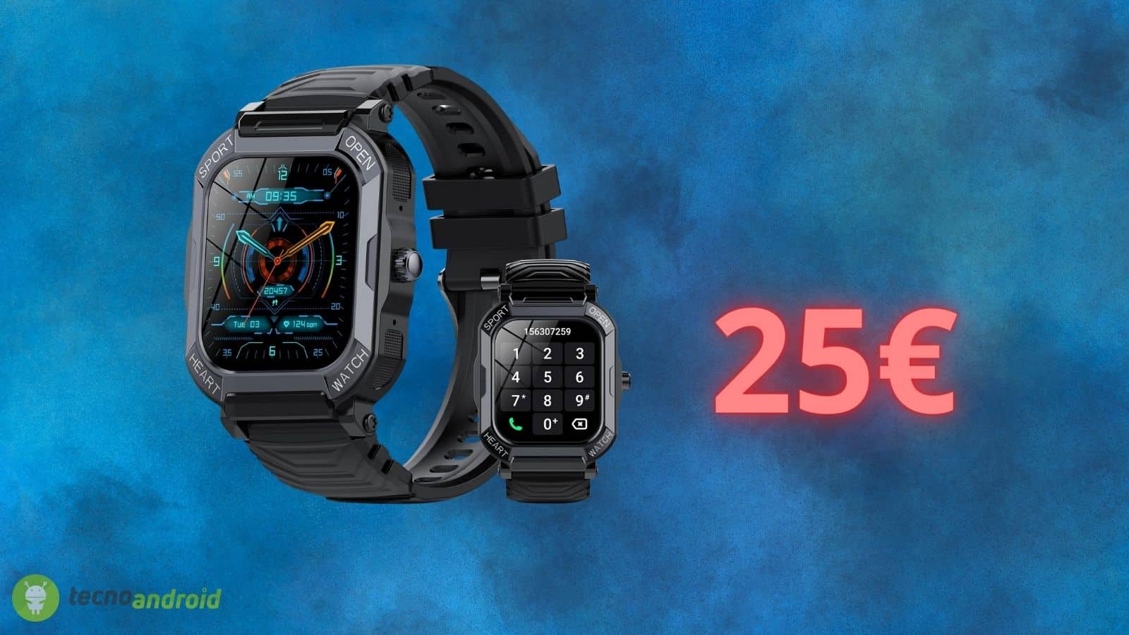 Smartwatch a 25 euro: sconto AMAZON dell'82% è davvero FOLLE