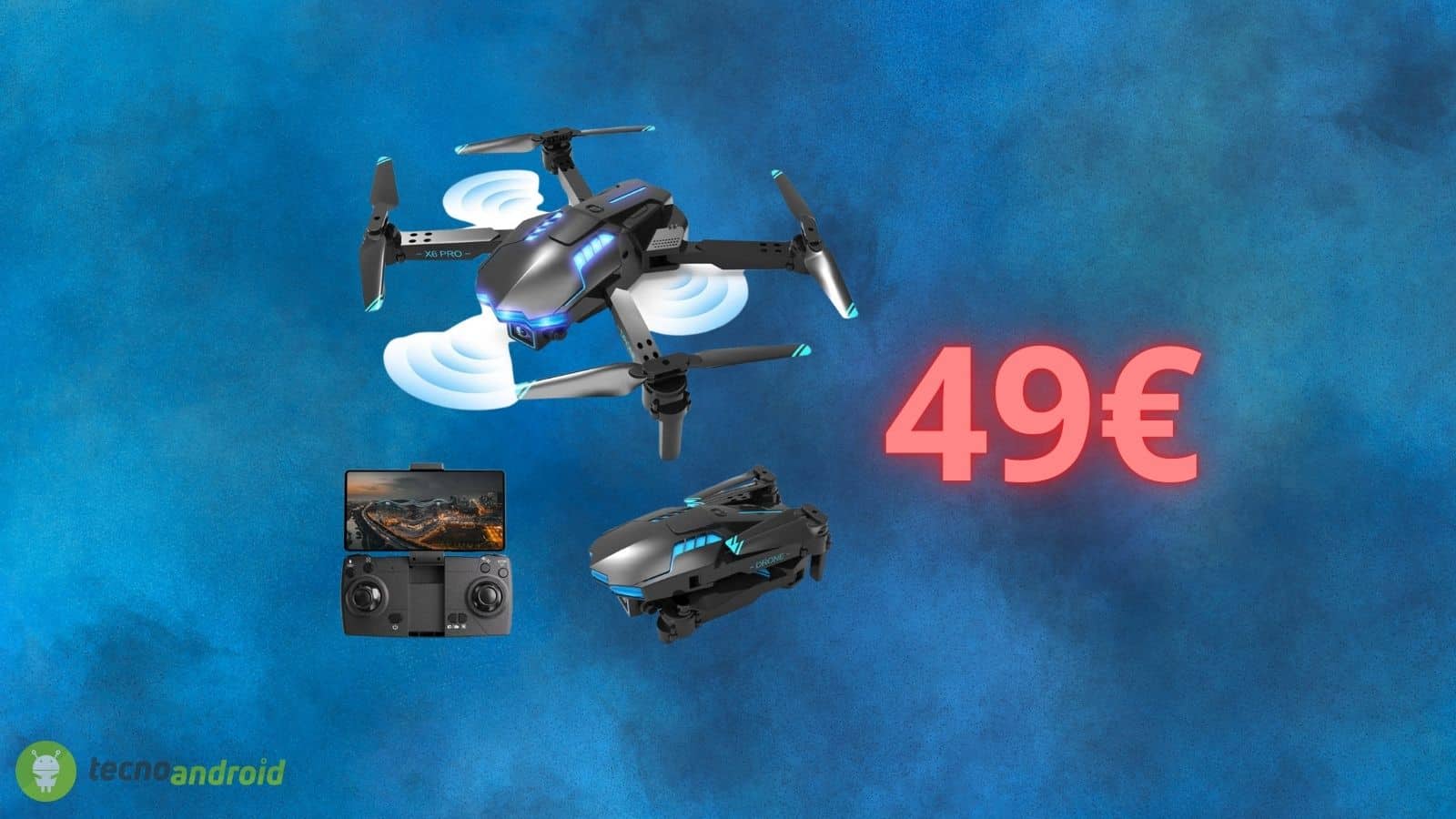 Drone con telecamera in OFFERTA a meno di 50 euro su AMAZON