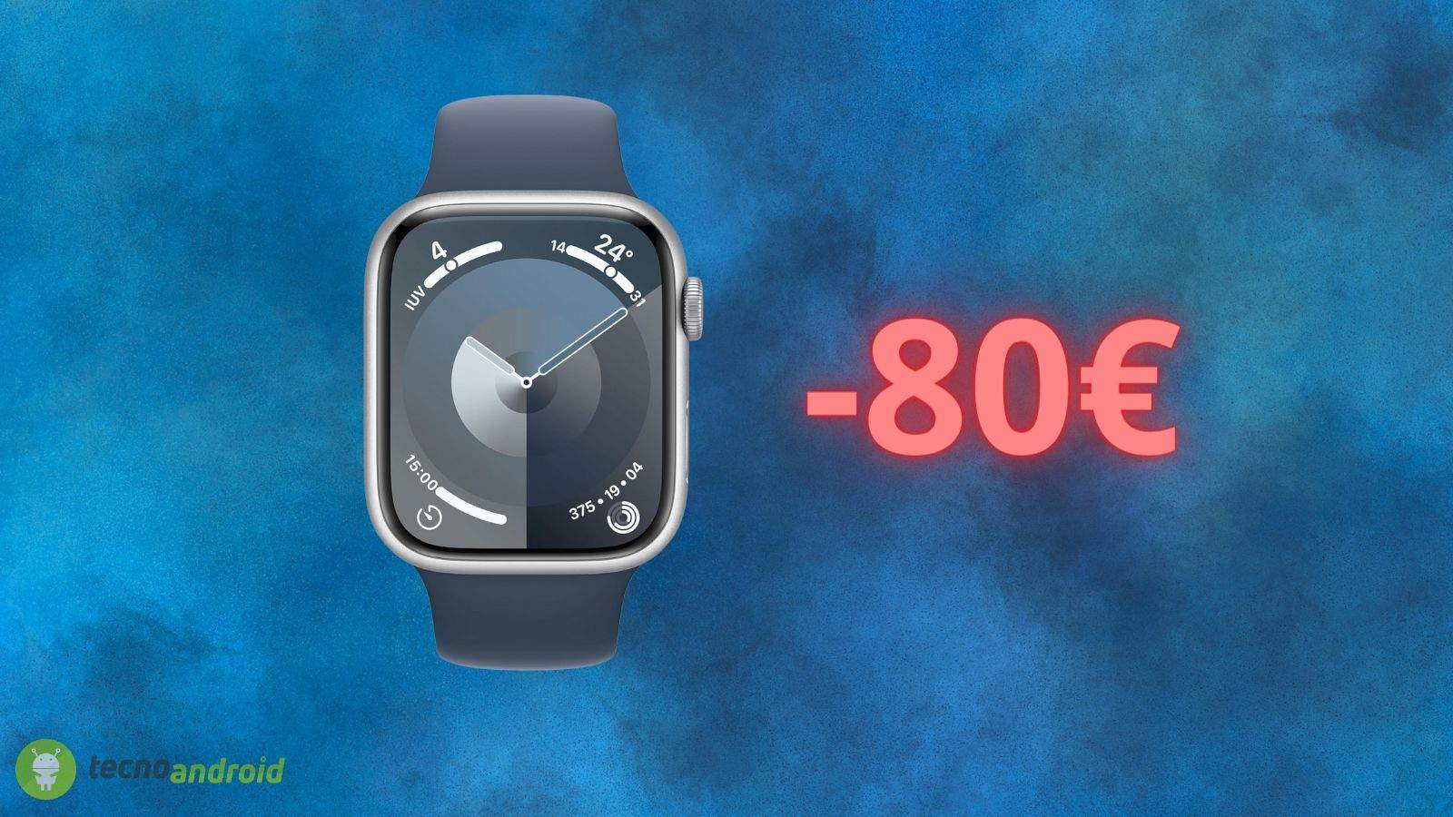 Apple Watch: prezzo SCONTATO di 80 euro su Amazon