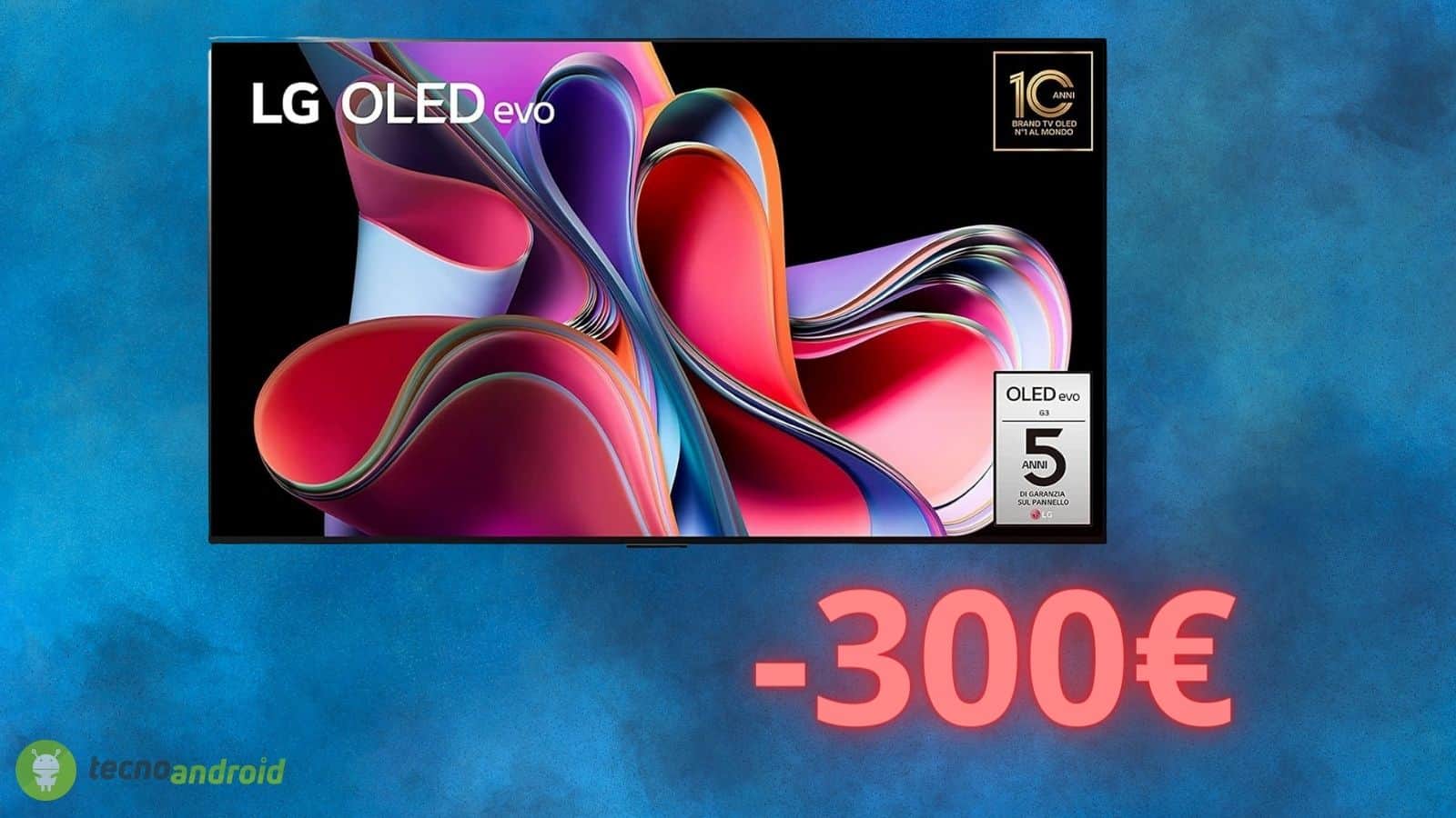 Smart TV LG OLED da 55 pollici: sconto di quasi 300 euro su Amazon