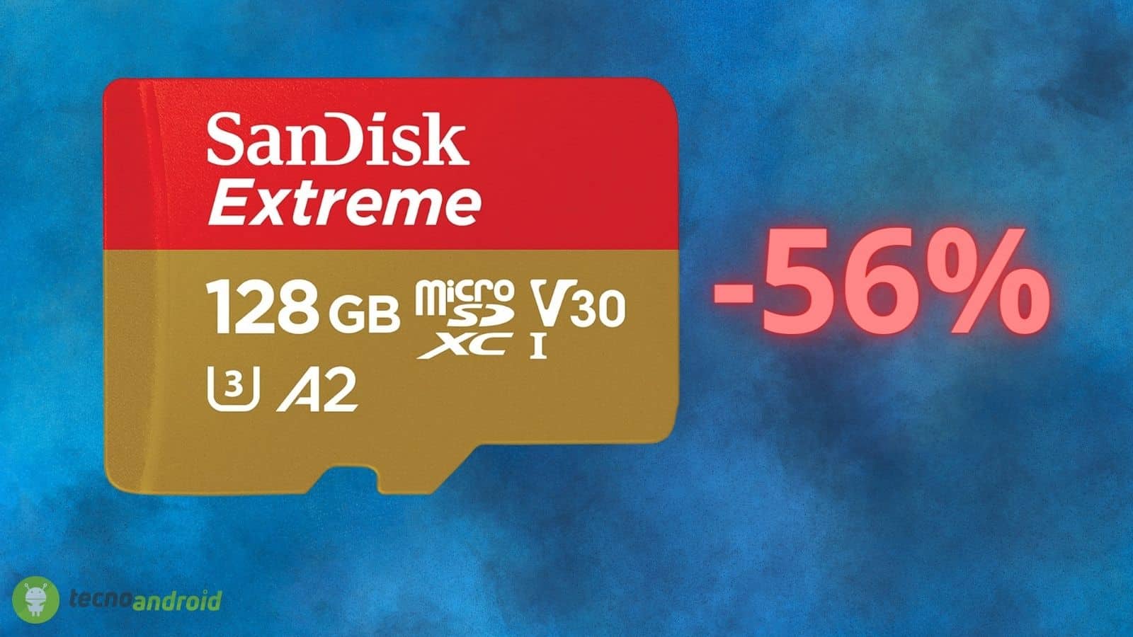 MicroSD SanDisk da 128GB: prezzo in CADUTA LIBERA su Amazon con sconto del 56%