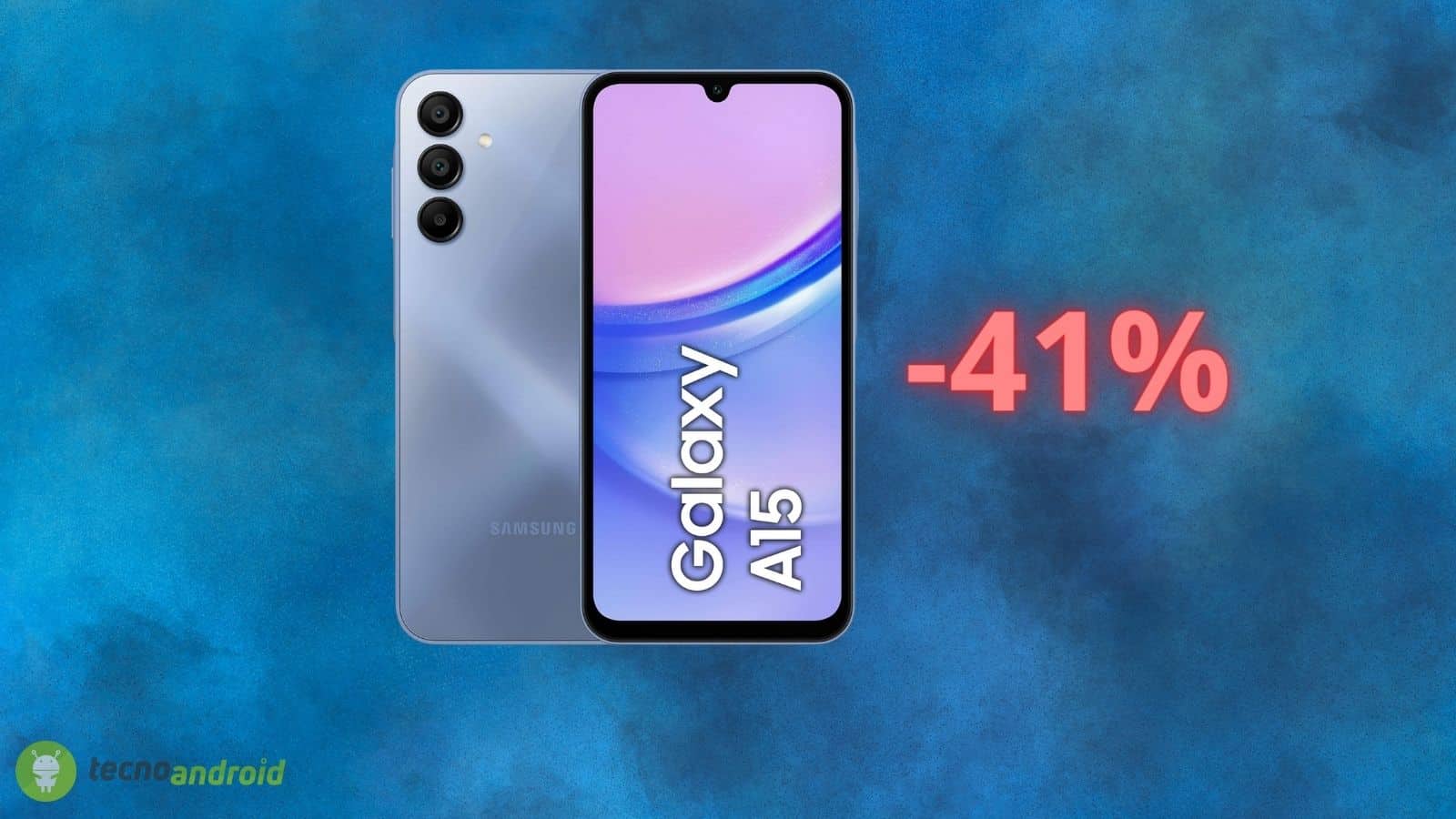 Samsung Galaxy A15: lo sconto è PAZZO solo oggi su Amazon
