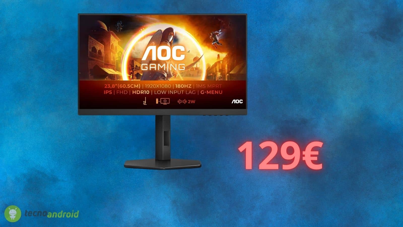 Monitor gaming AOC a soli 129 euro su Amazon: che OFFERTA