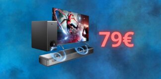 Soundbar con subwoofer a 79€: OFFERTA assurda su Amazon