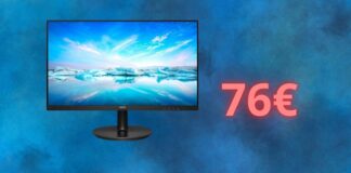 Monitor gaming PHILIPS: costa solo 76 euro su Amazon