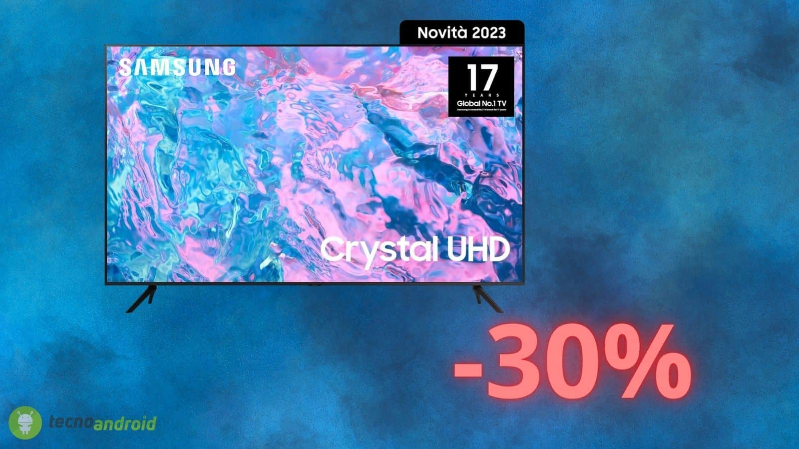 Smart TV Samsung: 30% di sconto solo OGGI su Amazon