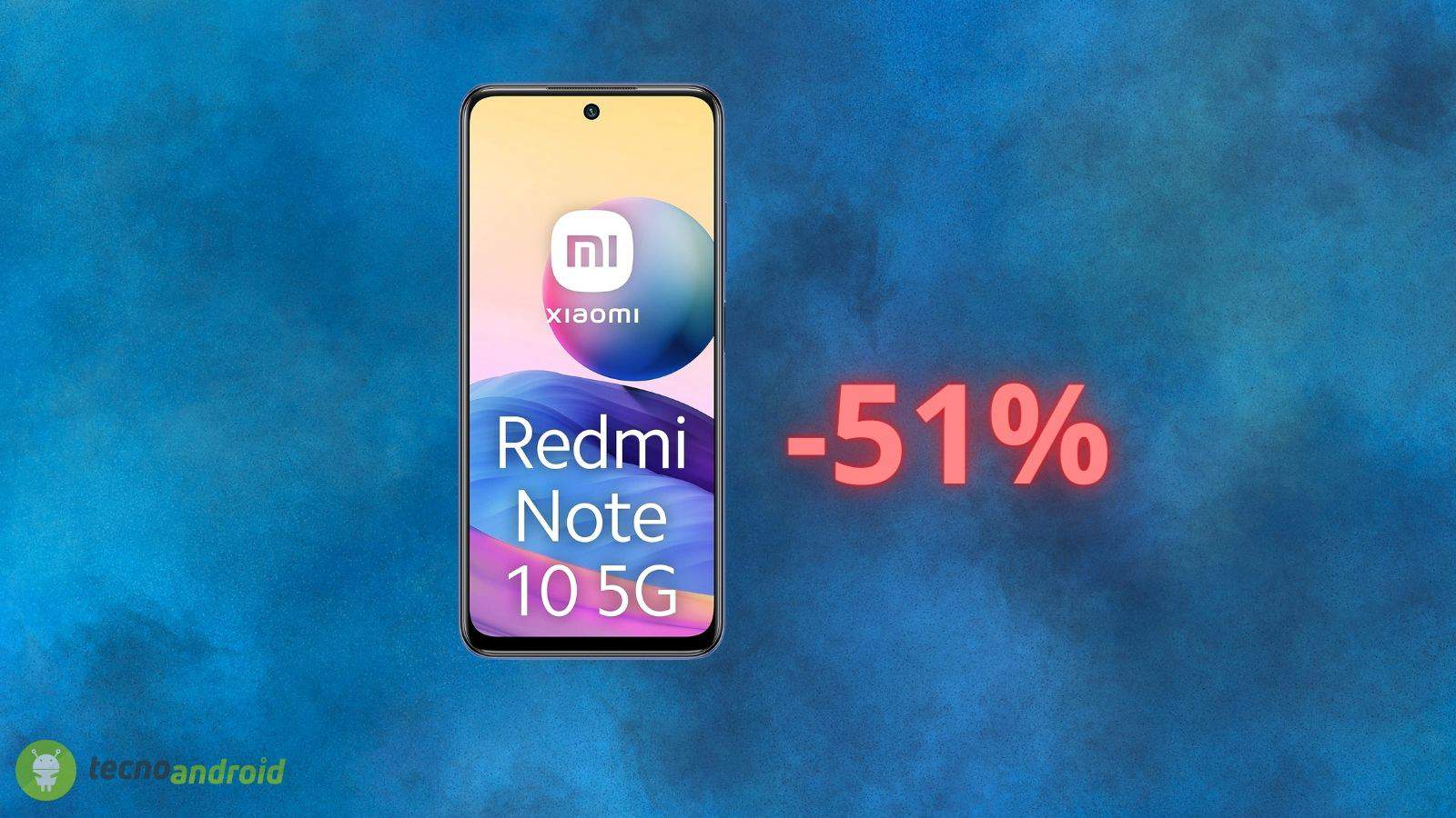 Xiaomi Redmi Note 10 5G: più di 100 euro di SCONTO su Amazon